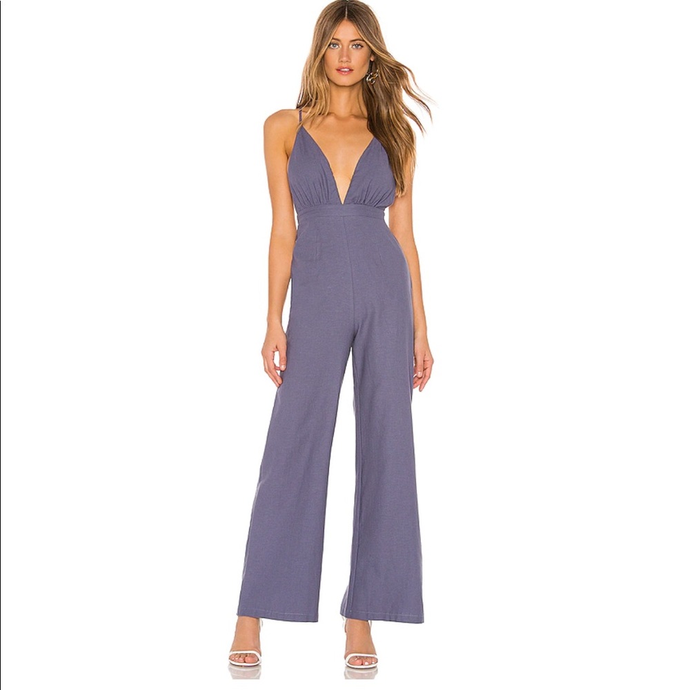 Superdown Tasha open back jumpsuit